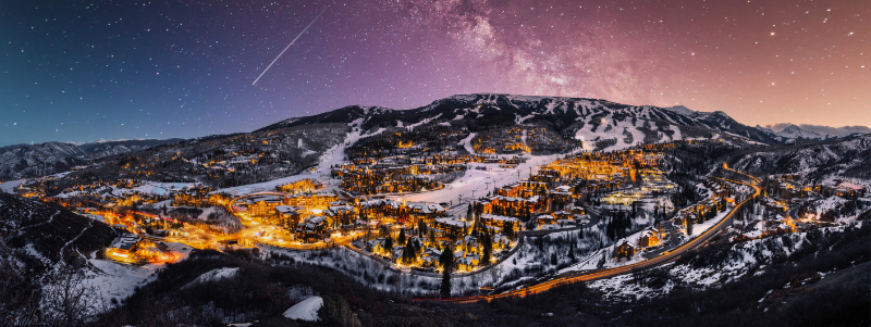 Night view of Snowmass Village