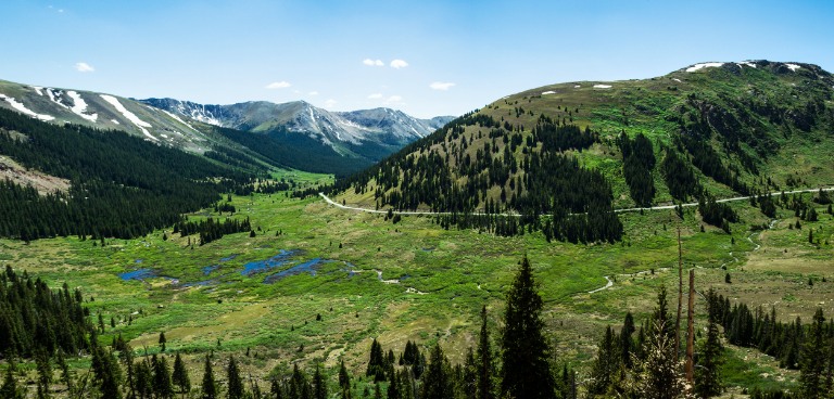Panoramic of Roaring Fork Valley